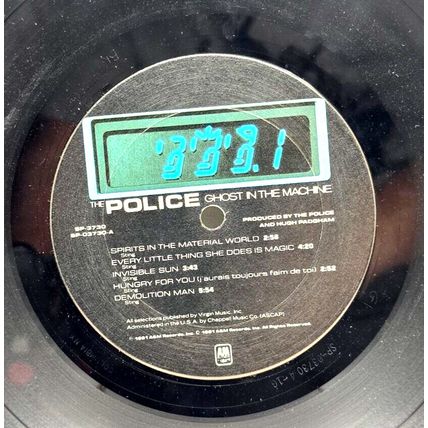 The Police Ghost In The Machine 1981 LP Vinyl Record Album Vintage (P2)