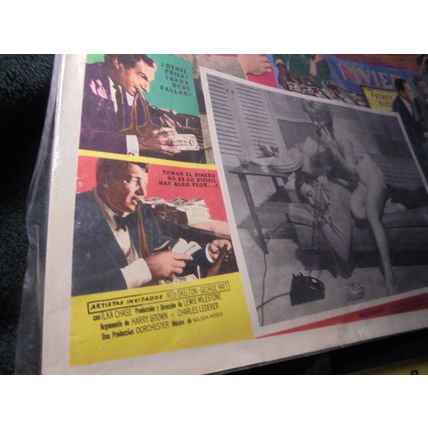 1960 ORIGINAL OCEANS 11 THEATRE LOBBY POSTER! $35.00! Frank Sinatra! Dean Martin