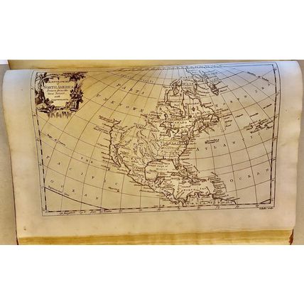 BARROW, John. A NEW GEOGRAPHICAL DICTIONARY, 1760, 133 MAPS AND PRINTS, FOLIOS