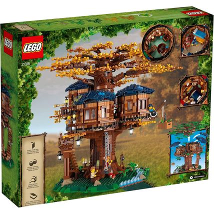 LEGO Ideas Tree House 21318, Model Construction Set for 16 plus Year Olds with 3