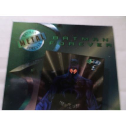 Batman Forever Metal Premiere Movie Art Edition - Promo Card - Sheet 1995