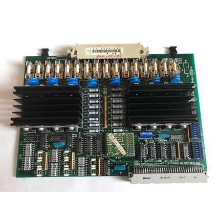 GELAG 480D,FMS-S,FMS-5 OUTPUT-CARD 16X2A/24V PRINTED CIRCUIT BOARD. OPTO 505 ,SN