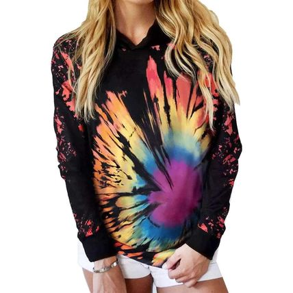 Reverse Tie Dye Rainbow Hoodie