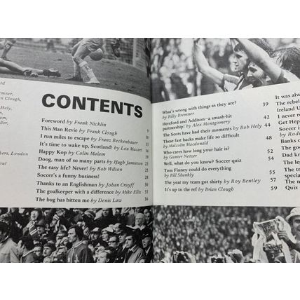 1973 "THE SUN SOCCER ANNUAL No.3 1974" FOOTBALL SOCCER HARDBACK BOOK (P4)