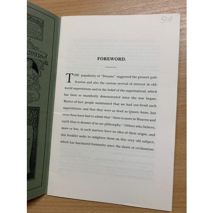 "SIGNS & SUPERSTITIONS" HELEN SOUTER REPRINT OF VINTAGE PAPERBACK BOOK (LL)