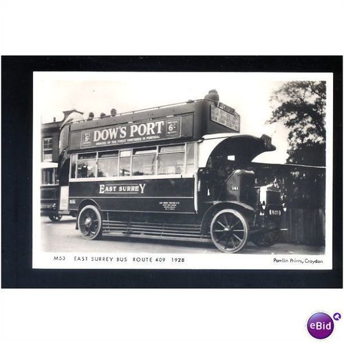 M53 EAST SURREY Bus Postcard by Pamlin