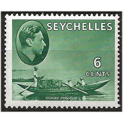 Seychelles 1941 SG137a 6c Greyish-Green Mounted Mint . ..