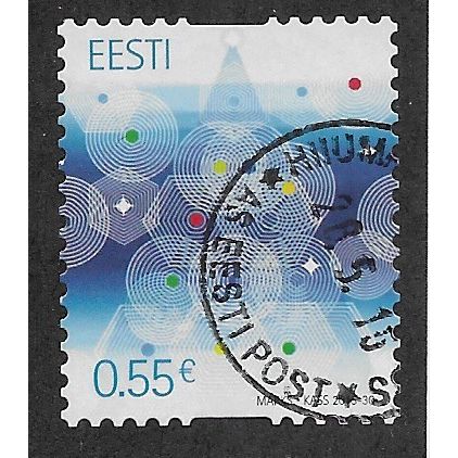 EST 2015 €0.55 (S/A) 'CHRISTMAS' FINE USED (EBID63-684)