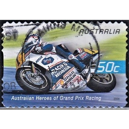 AUSTRALIA, 2004 50c Motorcycle Racing, SG 2456 (Scott#2312), used