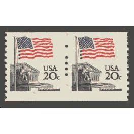1895 20c U.S. Flag Fine MNH SG CNP Left 3 V0078
