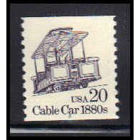 2263 20c Cable Car Very Fine MNH Dry Gum CNS 2 PA6149