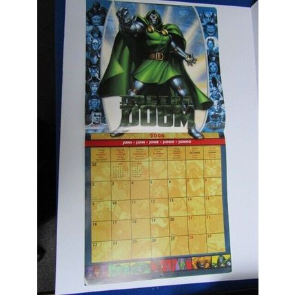 Marvel Comics Super Heroes 2008 Official Year Calendar (e26)