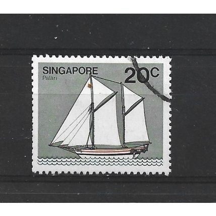 Singapore.SG368 20c Palari (sailing craft).Fine Used.Jun25