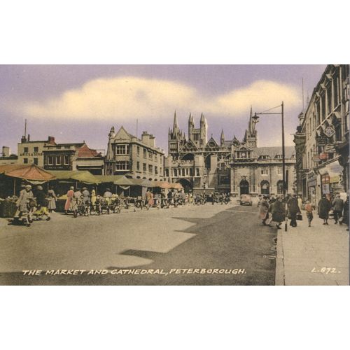 The Market And Cathedral, Peterborough - Cambridgeshire