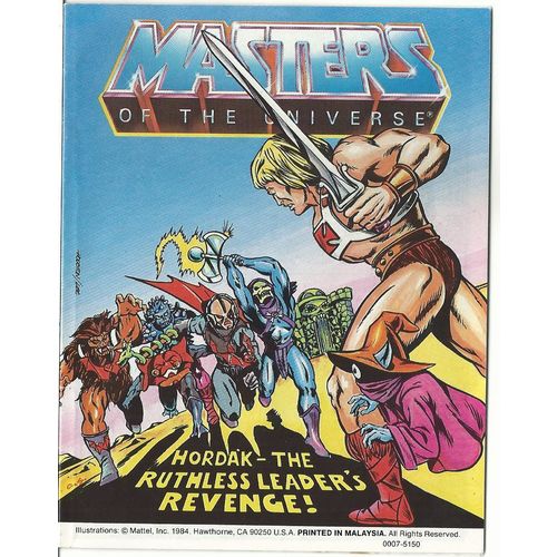 MASTERS OF THE UNIVERSE VINTAGE ' MINI COMIC ' HORDAX - REVENGE (1984)