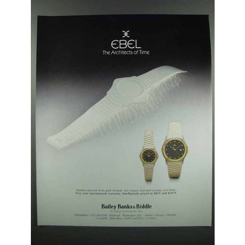 1983 Ebel Watches Ad - Architects of Time