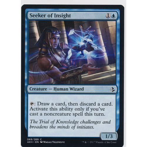Magic the Gathering MTG Amonkhet 69/269 Seeker of Insight