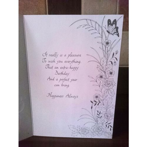 birthday card for her - Warmest Thoughts For A Happy Birthday