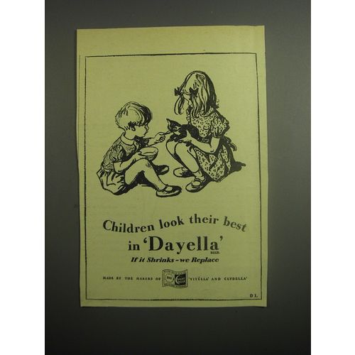 1948 Dayella Fabric Ad - Children look their best