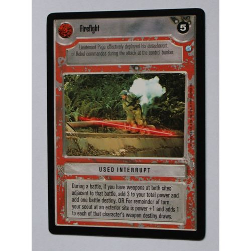 Star Wars CCG: Endor Limited # Firefight (A) light 1999 decipher