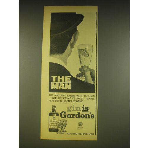 1963 Gordon's Gin Ad - The Man