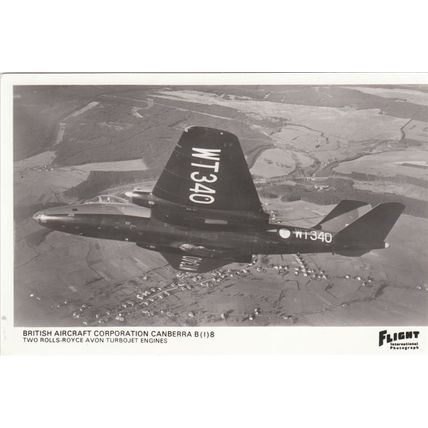 British Aircraft Corporation Canberra B18 Military Aircraft Postcard (AM1615)