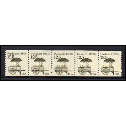 2133 12.5c Pushcart Very Fine MNH Dry Gum PNC 1/5 X2208