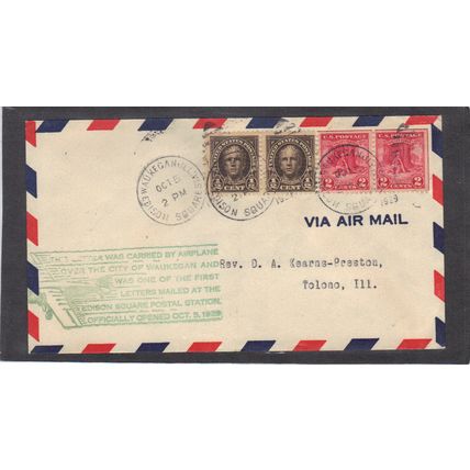 Event 1st Letters Mailed 551/2 Hale 645/2 Washington (Cachet-Typed/A) CV00902