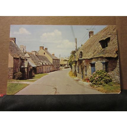 WEST STREET, CORFE CASTLE Dorset. used postcard 1967 pm =