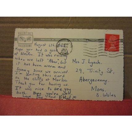 ST. DAVID'S Cathedral, Wales used postcard by Valentine 1969 pm =