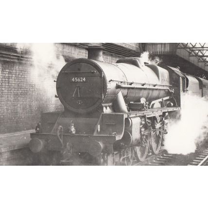 45624 Train At Euston Station in 1959 Vintage Railway Photo
