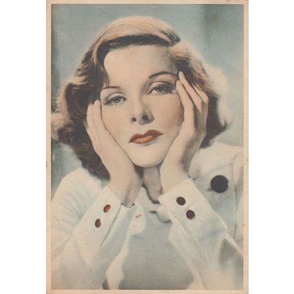 Katherine Hepburn De Reszke Cigarettes Rare Old Postcard