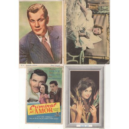 Dahlia Lavi Preston Foster Betty Stockfield 4x Film Ephemera