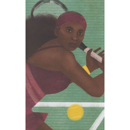 Serena Williams Womens Tennis Wimbledon Champion Postcard