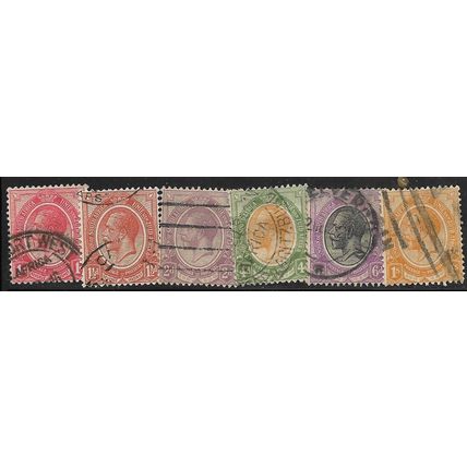 1913/1924 6 different values - fine used (o)