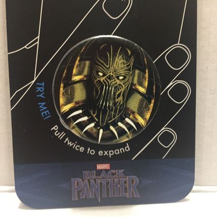 PopSockets Cell Phone Grip & Stand - Marvel Black Panther Bad Guy Killmonger