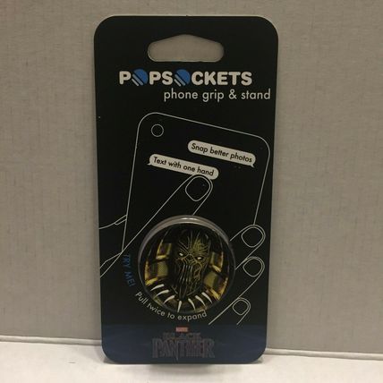 PopSockets Cell Phone Grip & Stand - Marvel Black Panther Bad Guy Killmonger