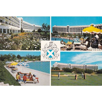 Hotel Penina Algarve Portugal Postcard posted 1987 crease