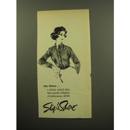 1959 Ship 'n Shore Shirt Ad - City Flicker