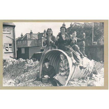 The Nostalgia Postcard 1890's - 1950's - Anderson Shelter, 1940