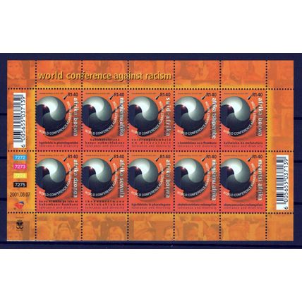 South Africa 1262 MNH World Conference Against Racism ZAYIX 0124M0186