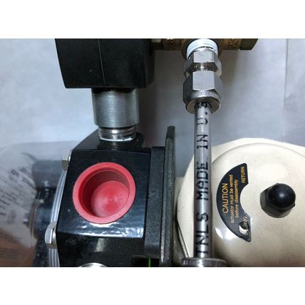 STONEL PQ8YC3R QUARTZ PG VALVE,EL-O-MATIC ESA 40-4-A,1" PVC,ASCO EF8320G174,TH