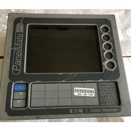 CUTLER HAMMER 92-02075-00 7585KSMCO,7585K-10 LCD PANELMATE MONITOR,BS