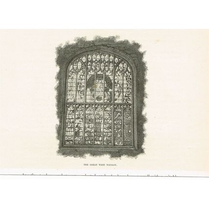 Fairford Church, Great West Window, Book Illustration (Print), c1891