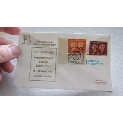 1970 Cover - Philympia Stamp Exhibition - Victoria / George Brown & Orange