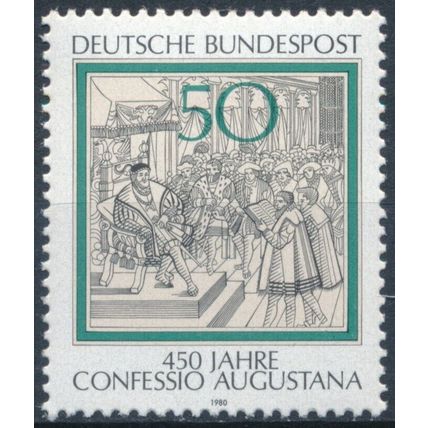 450th Anniv of Augsburg Confession - West Germany 1980 - MNH - MiNr 1051