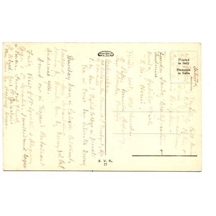 Carro Romano` - Postally Unused - Cesare Capello Milano Postcard.