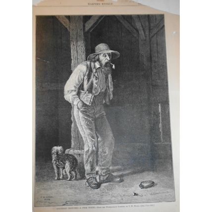 Southern Sketches - a Poor White .. Harper's Weekly July 31, 1875
