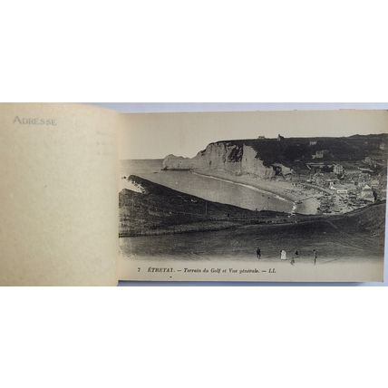 Postcards Etretat, Normandy, France. Book of 12. Unposted