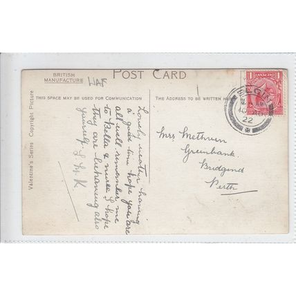 Ye Muckle Cross Of Elgin Moray 1889 Methuen Greenbank Bridgend Perth Valentines